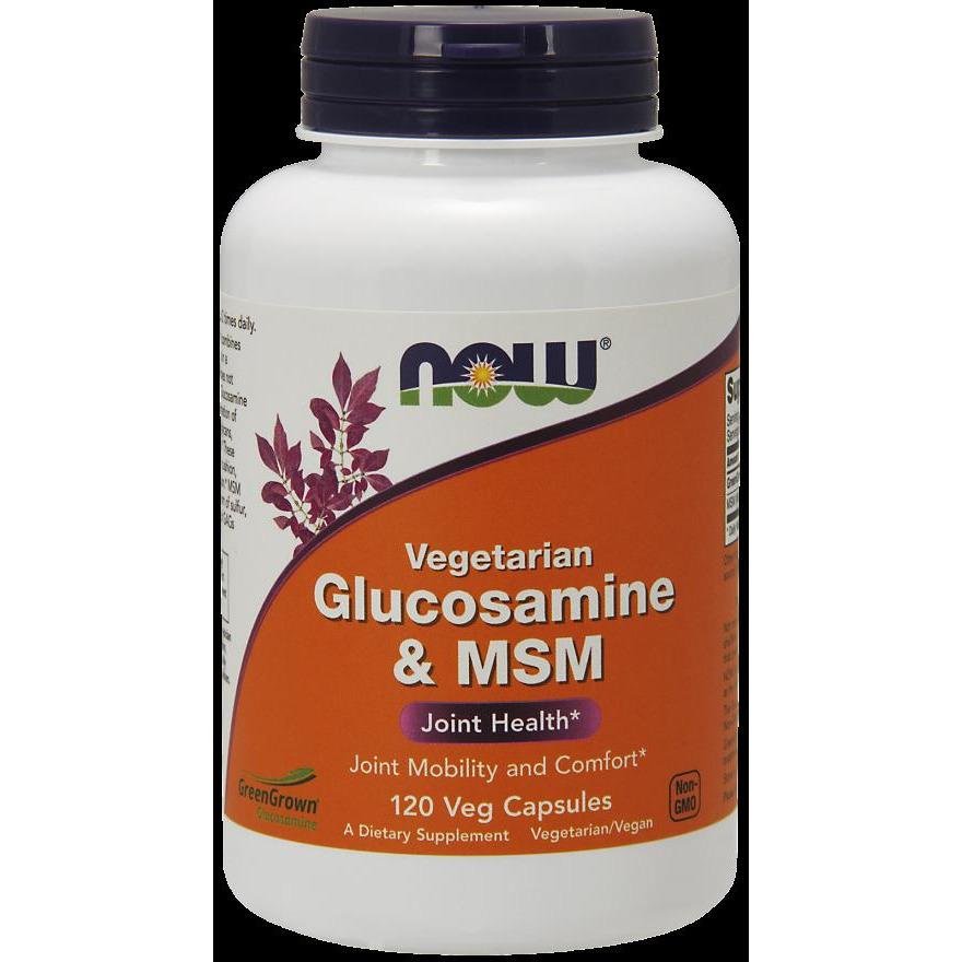 NOW Foods Glucosamine & MSM - 120 Veg Capsules