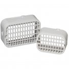Amerimax  2.5 in. H x 3.5 in. W x 1.5 in. L White  Plastic  Rodent Guard