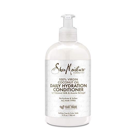 Shea Moisture 100% Virgin Coconut Oil Daily Hydration Conditioner 13oz 2 Pack