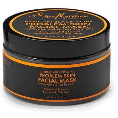Shea Moisture African Black Soap Problem Skin Facial Mask 4 Oz