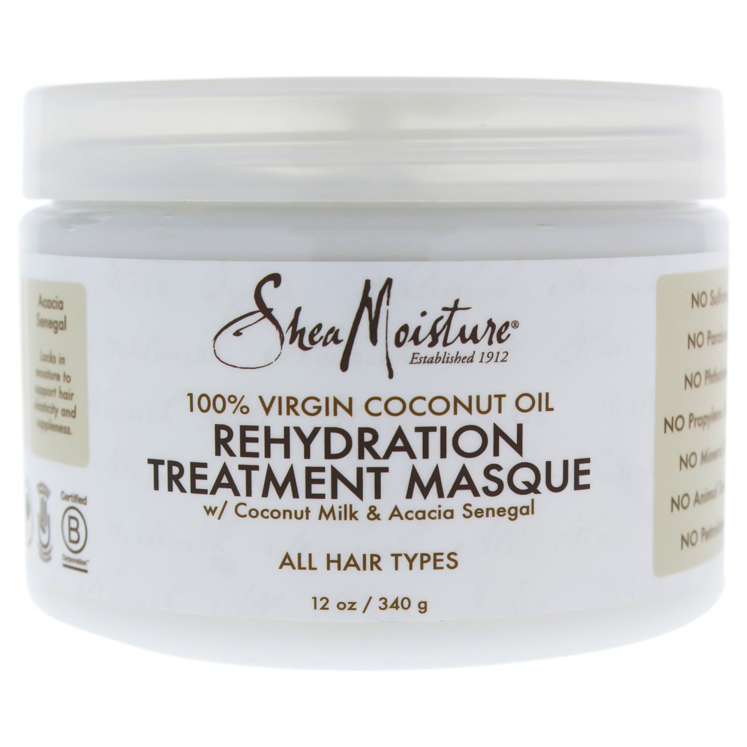 SheaMoisture 100% Virgin Coconut Oil Rehydration Treatment Masque