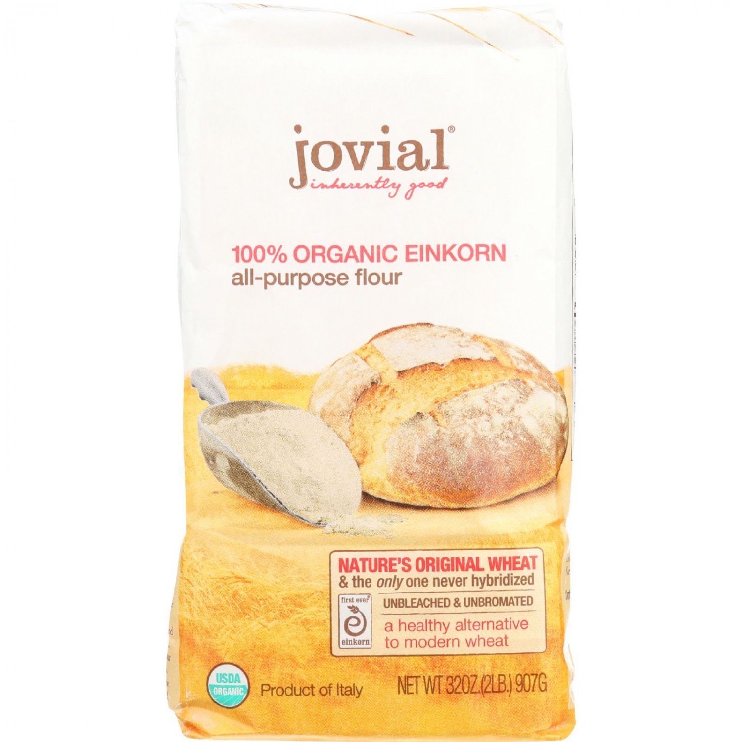 Jovial Flour - Organic - Einkorn - All-Purpose - 32 oz - case of 10