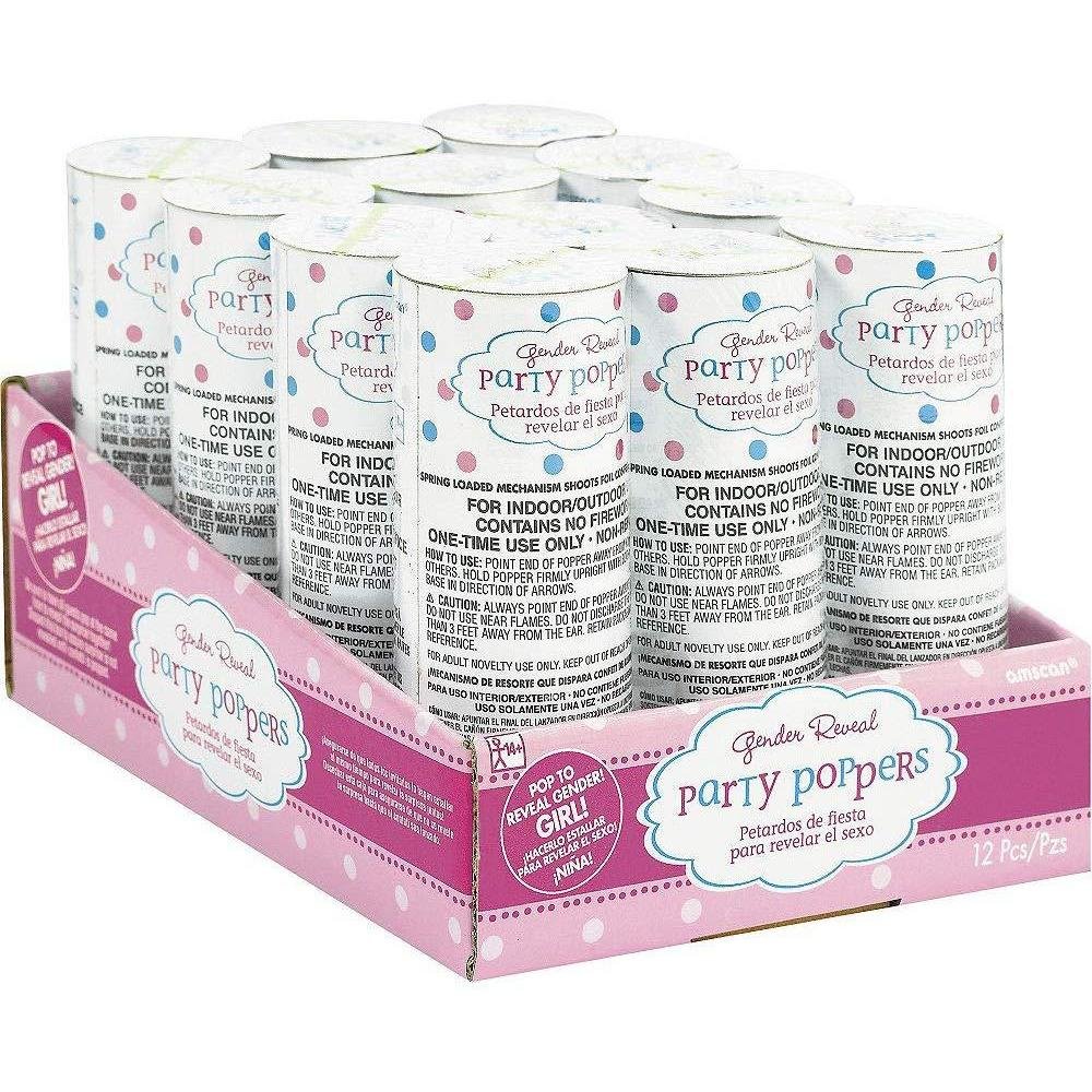 Amscan Confetti Poppers Girl