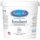Satin Ice White Vanilla Fondant A 2lb Pail