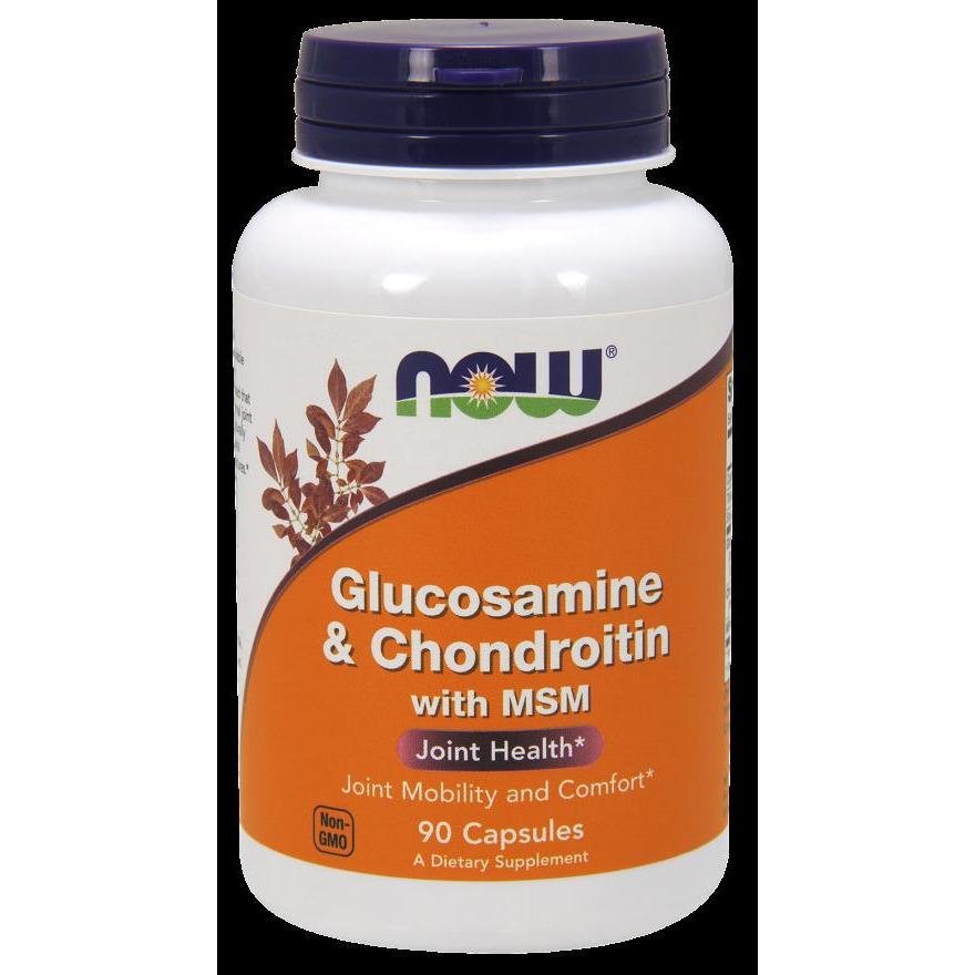 NOW Foods Glucosamine & Chondroitin with MSM - 90 Capsules
