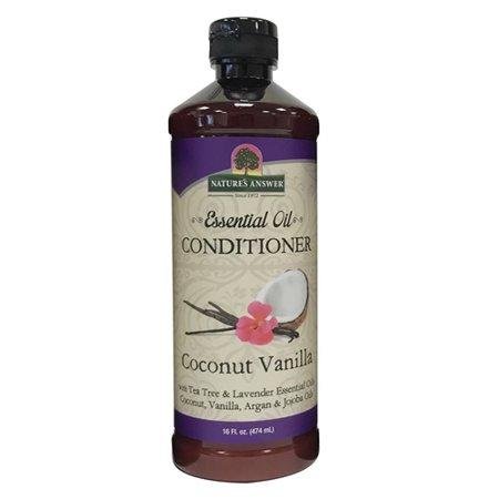 NATURE'S ANSWER, COND,ESS OIL,CNUT VANILLA 16 OZ-2 Pack