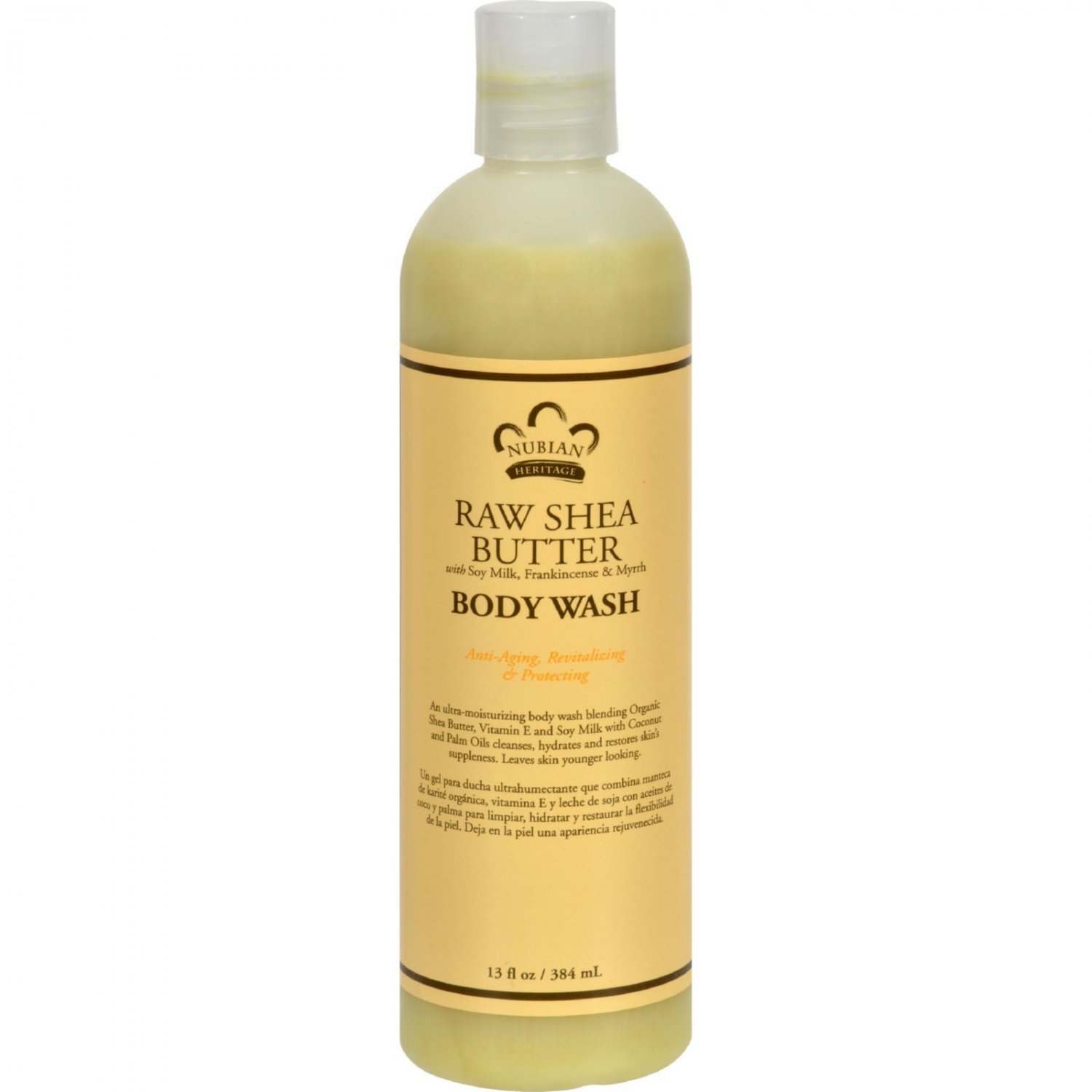 Nubian Heritage Body Wash - Raw Shea Butter - 13 fl oz