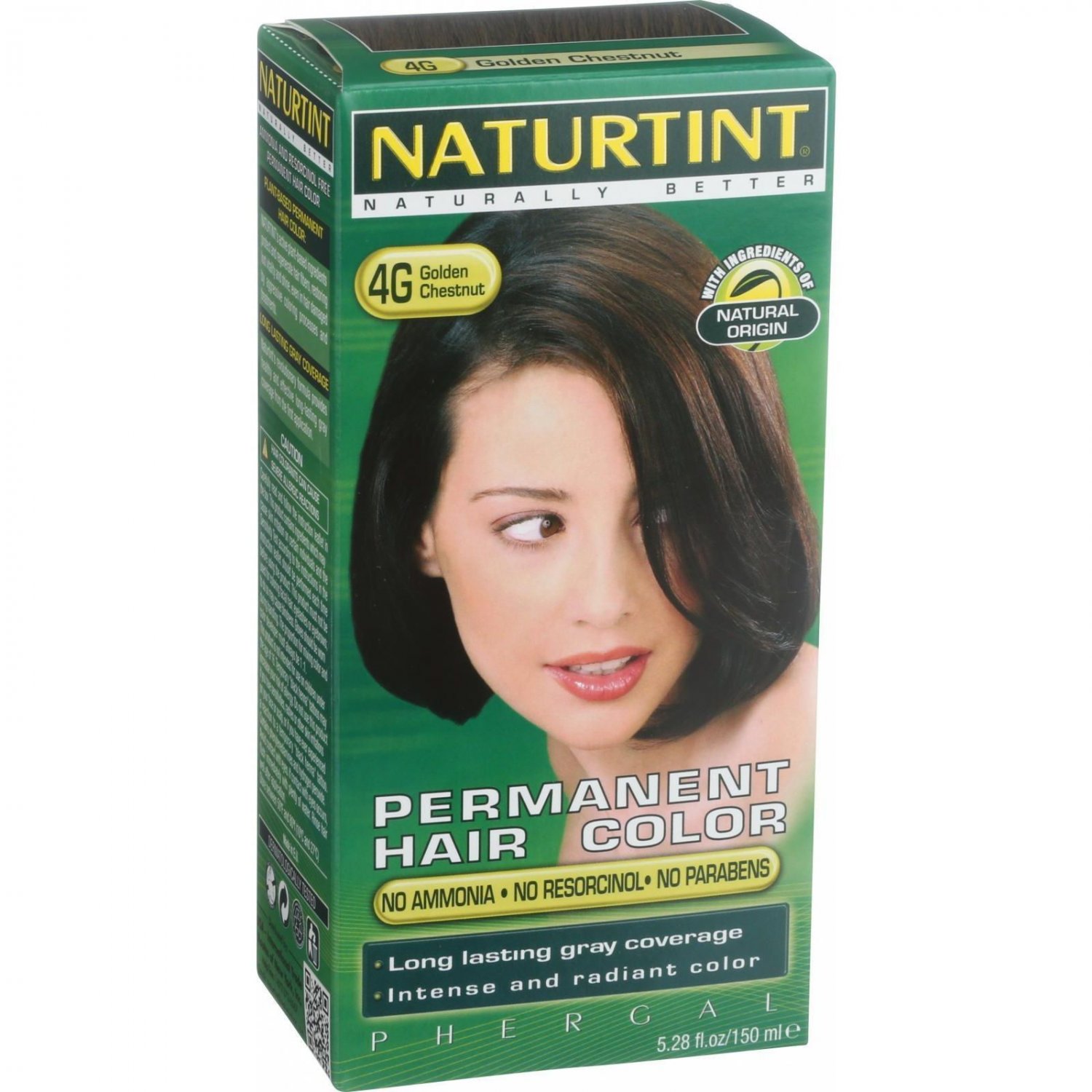 Naturtint Hair Color - Permanent - 4G - Golden Chestnut - 5.28 oz