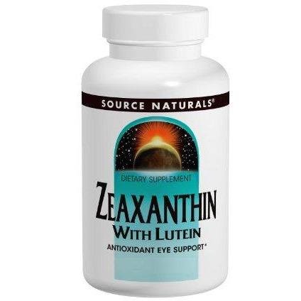 Source Naturals Zeaxanthin w/ Lutein 10mg, 60 caps