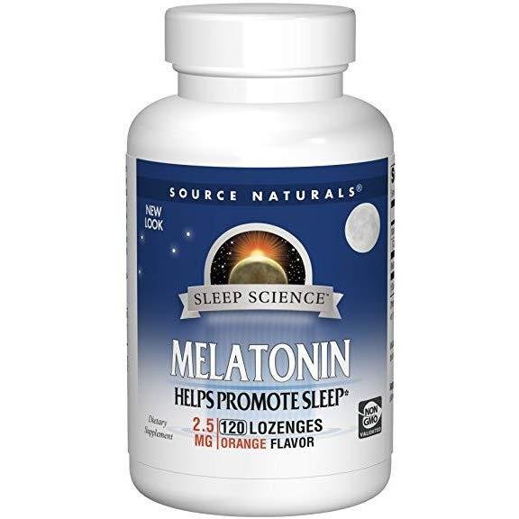 Source Naturals Melatonin 2.5 mg 120 Orange Lozenge
