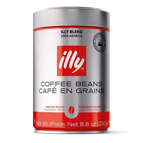 Illy Caffe Coffee Coffee - Whole Bean - Medium Roast - 8.8 oz - case of 6