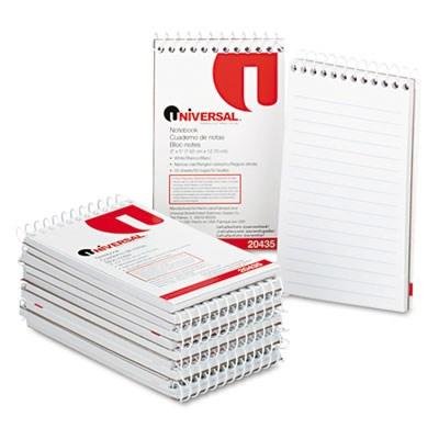 Wirebound Memo Books, Narrow Rule, 3 x 5, White, 12 50-Sheet Pads/Pack