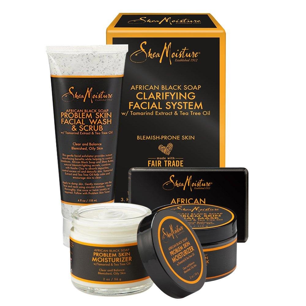 Shea Moisture African Black Soap Acne Care Kit