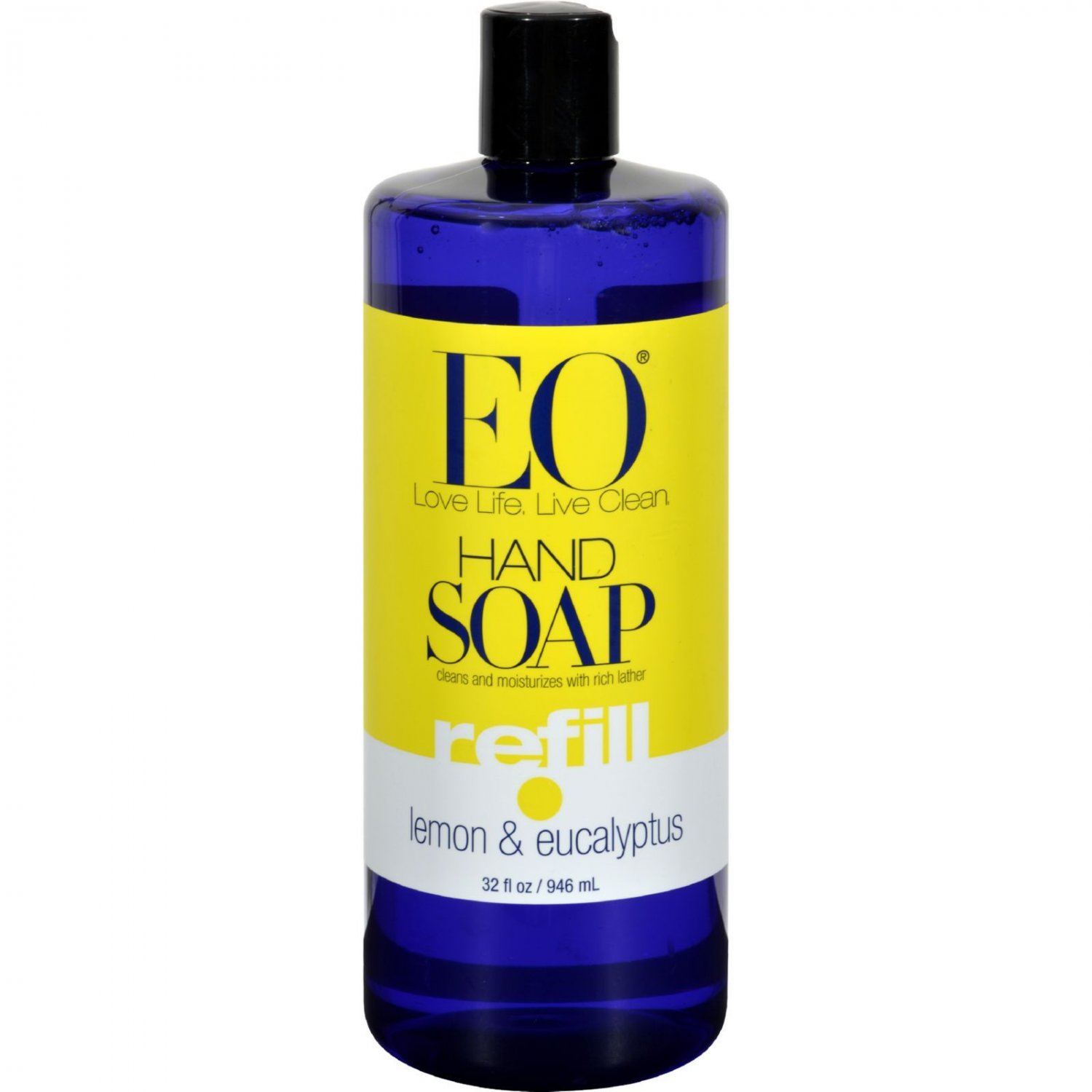 EO Products Liquid Hand Soap Lemon And Eucalyptus - 32 fl oz