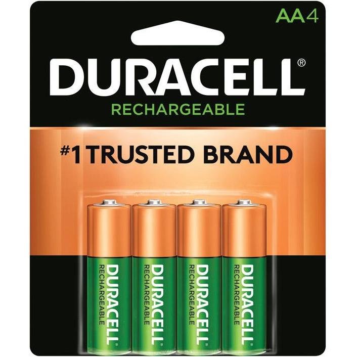 Duracell  Rechargeable  NiMH  AA  1.4 volt Rechargeable Battery  DCNLAA4BCD  4 pk