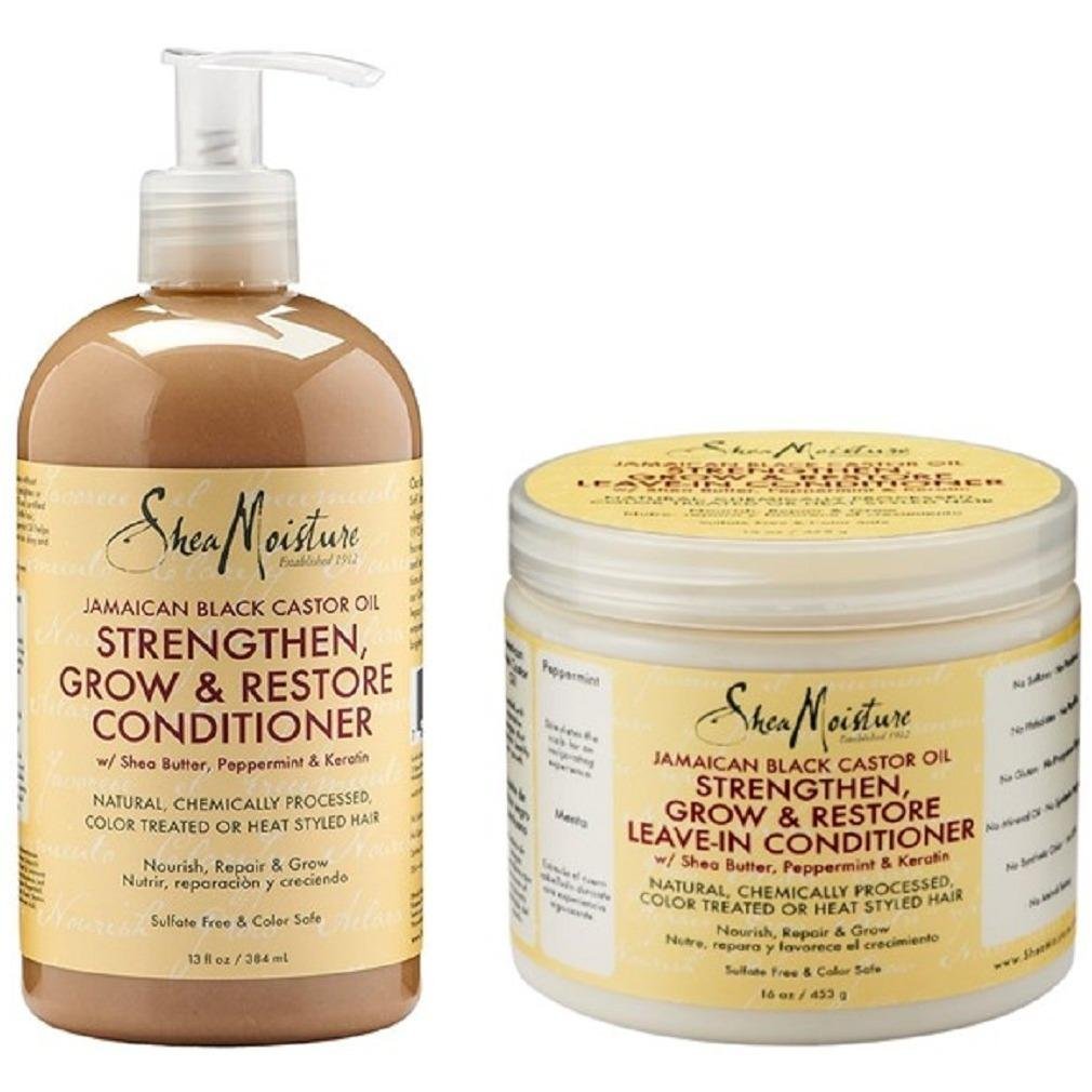 Shea Moisture Strengthen, Grow & Restore Set Conditioner & Leave-In Conditioner