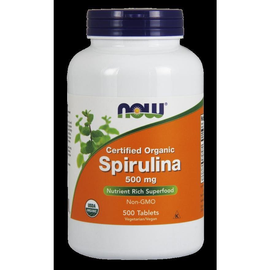NOW Foods Spirulina 500 mg - 500 Tablets