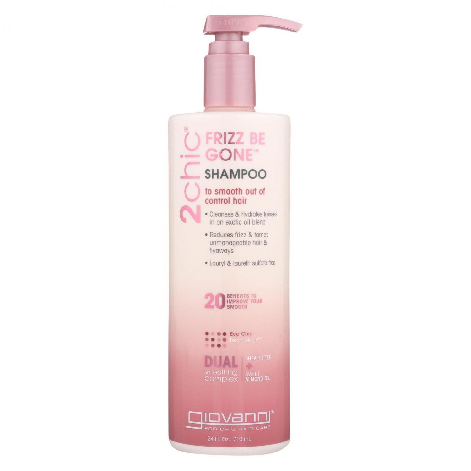 GIOVANNI HAIR CARE PRODUCTS, 2CHIC,SHAMP,SHEA BTR,ALM 24 OZ