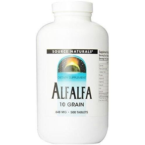 Source Naturals Alfalfa 648 mg 500 Tablet