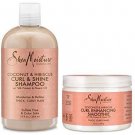 Shea Moisture Coconut & Hibiscus Set Curl & Shine Shampoo & Enhancing Smoothie