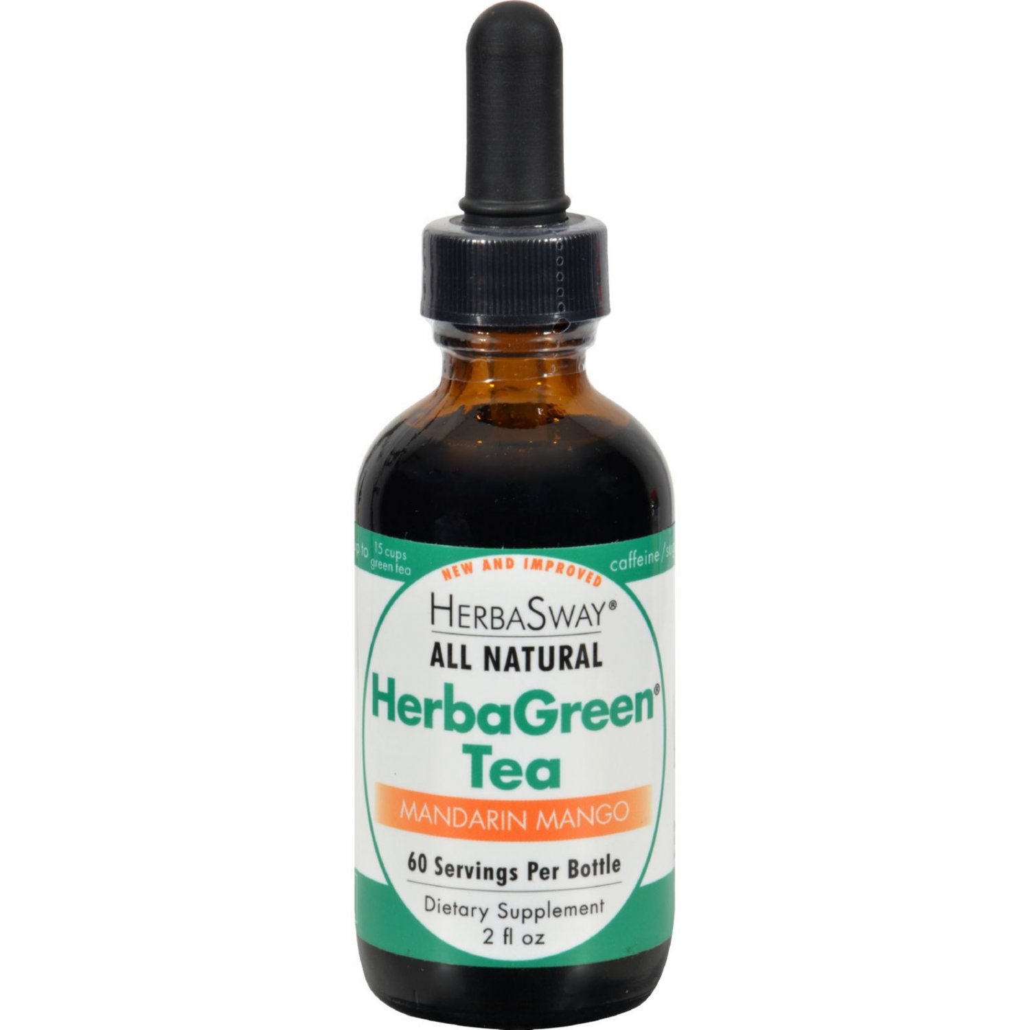 Herbasway Laboratories HerbaGreen Tea Mandarin Mango - 2 fl oz
