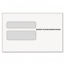 Double Window Tax Form Envelope for W-2 Laser Forms, 9x5-5/8, 50/Pack