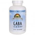Source Naturals GABA 750mg, 180 caps