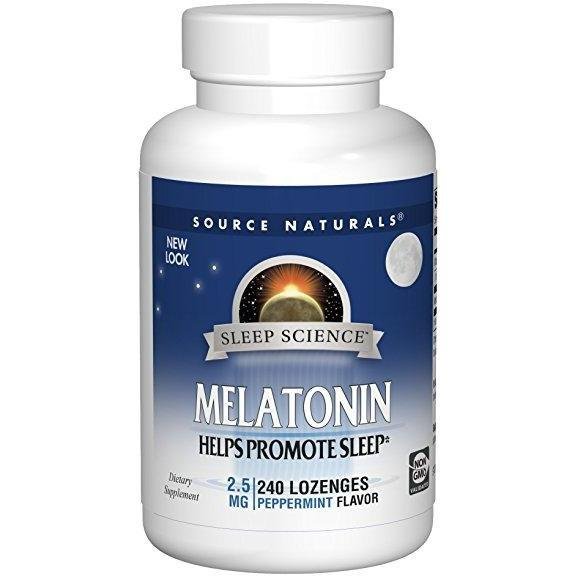 Source Naturals Melatonin 2.5mg, Peppermint, 240 tabs