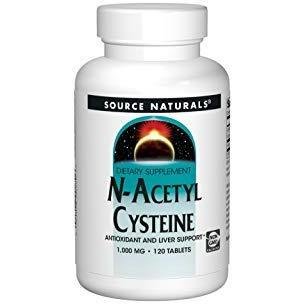 Source Naturals N-Acetyl Cysteine 1000mg, 120 tabs