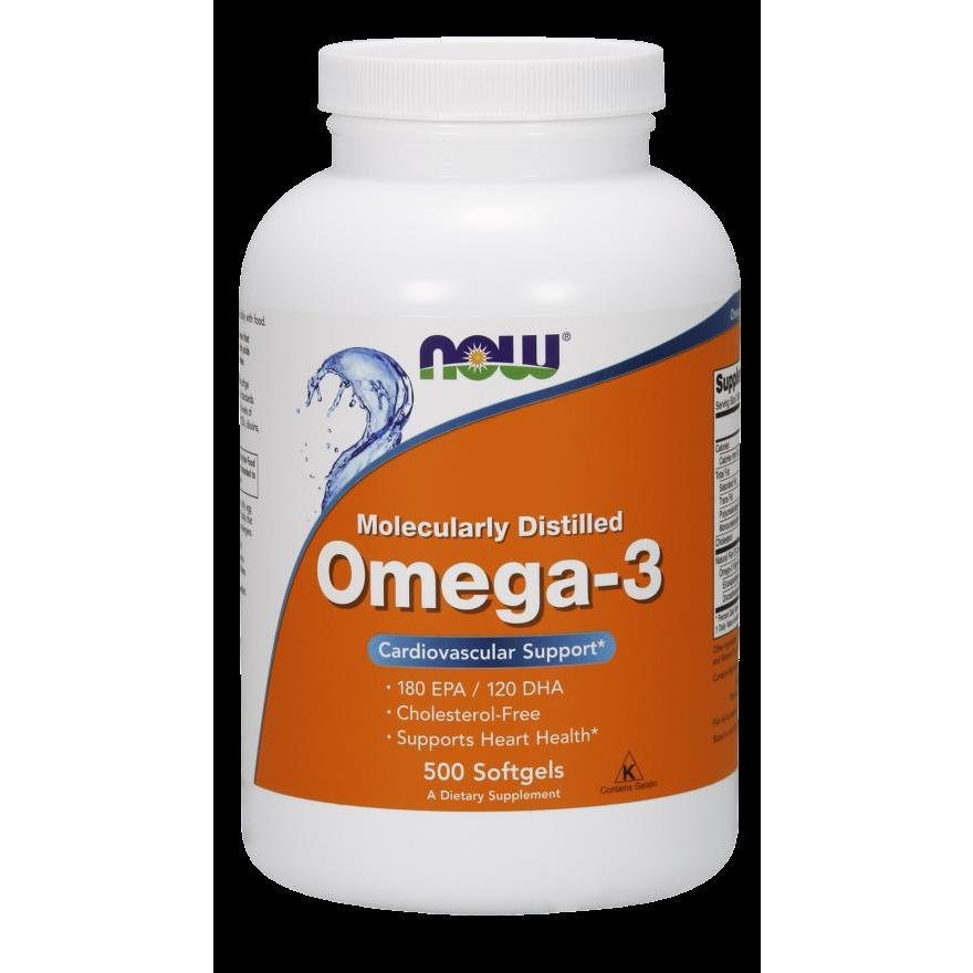 NOW Foods Omega-3 - 500 Softgels