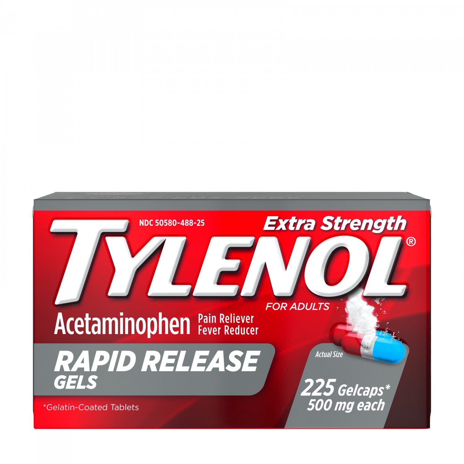 TYLENOL Rapid Release Gelcaps 225 ct.