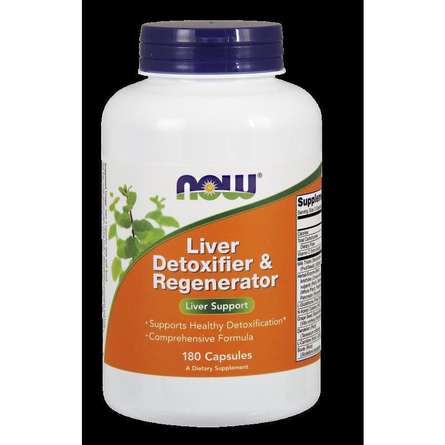 NOW Foods Liver Detoxifier & Regenerator - 180 Veg Capsules