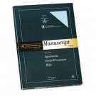 25% Cotton Manuscript Covers, Blue, 30 lbs., Wove, 9 x 12-1/2, 100/Box
