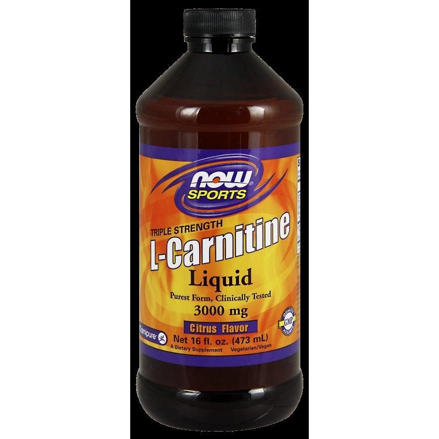 NOW Foods L-Carnitine Liquid 3000 mg - 16 oz.