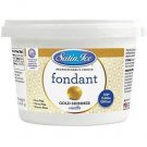 Satin Ice Gold Base Fondant 1lb Pail