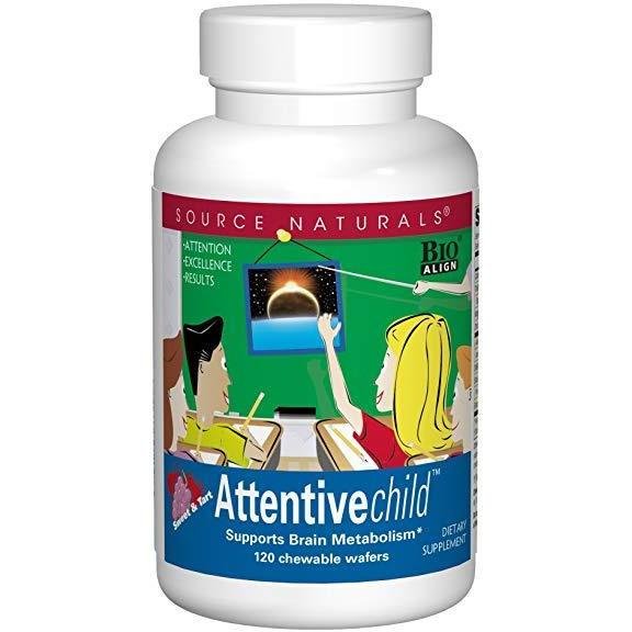 Source Naturals Attentive Child, Sweet & Tart, 120 tabs