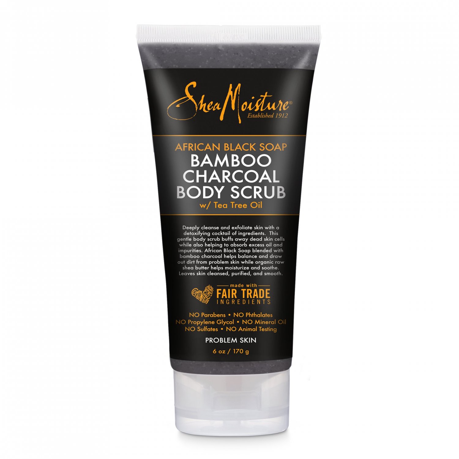 S/M BAMBOO CHARCOAL BDY SCRUB 6