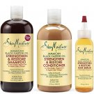 Shea Moisture Castor Oil Strengthen Restore set Shampoo Conditioner & Hair Serum