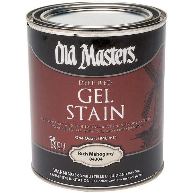 OLD MASTERS QT DEEP RED GEL STAIN - R