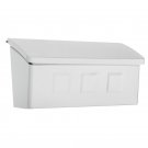 Architectural Mailboxes  Wayland  Galvanized Steel  Wall-Mounted  White  Mailbox  4.13 in. H x 14.65