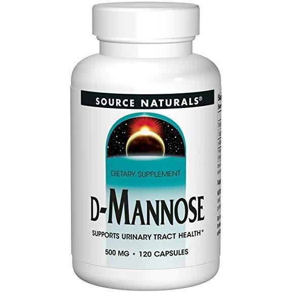 Source Naturals D-Mannose 500 mg 120 Capsule