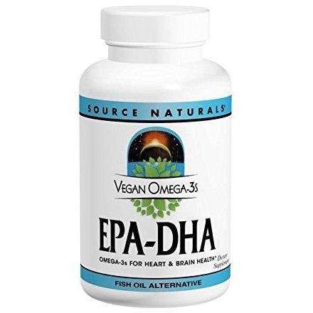 Source Naturals Vegan Omega-3s EPA-DHA 300 mg 90 Vegetarian Softgel