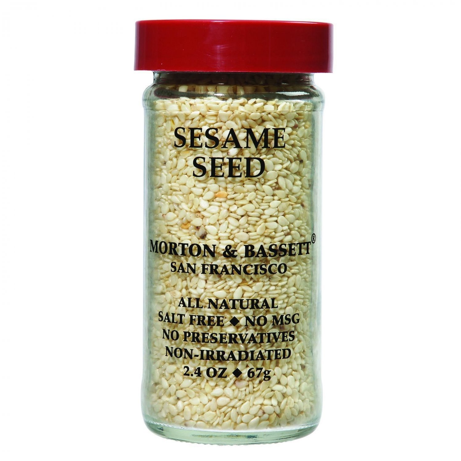 Morton and Bassett Sesame Seed - 2 oz - Case of 3