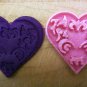 Valentine - Designer Heart Cookie Cutter - Choice of Sizes - 3D Printed Plastic