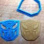Transformers Logo Cookie Cutter (2 Piece) - Choice of Sizes - 3D Printed Plastic
