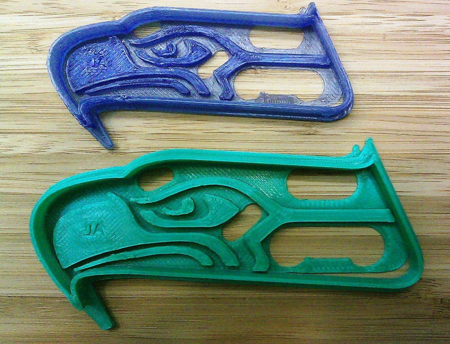 Seattle Seahawks Cookie Cutter - Choice of Sizes (Sports Football) 3D Printed