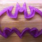 Batman Logo Cookie Cutter - Choice of Sizes (3D Printed Plastic)