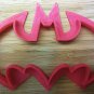 Batman Logo Cookie Cutter - Choice of Sizes (3D Printed Plastic)