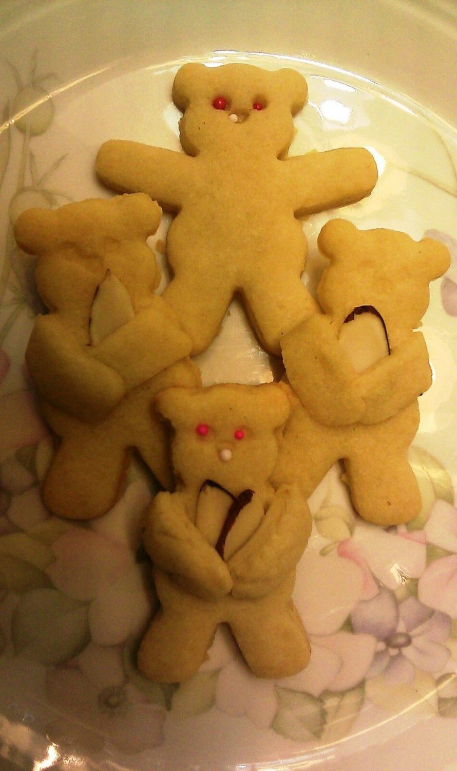 Bear Hug Cookie Cutter - Choice of Sizes - 3D Printed Plastic