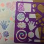 Kids Doodle Stencil - Choice of Sizes - 3D Printed Plastic